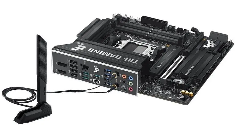 Материнська плата ASUS TUF GAMING B850M-PLUS WIFI (TUF GAMING B850M-PLUS WIFI) (Socket AM5, AMD B850, Micro-ATX) - фото 5
