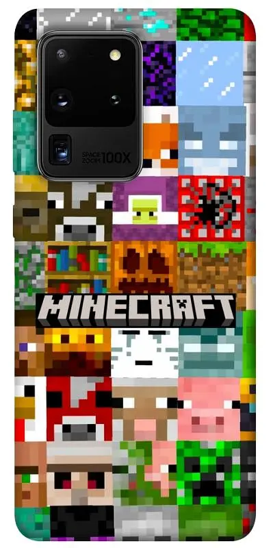 Чохол Demsky Minecraft collage для Samsung Galaxy S20 Ultra