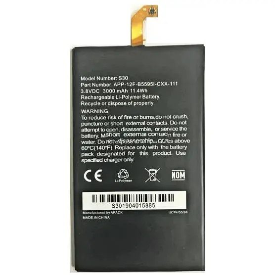 Батарея Caterpillar CAT S30 APP-12F-B5595I-CXX-111 3000 mAh