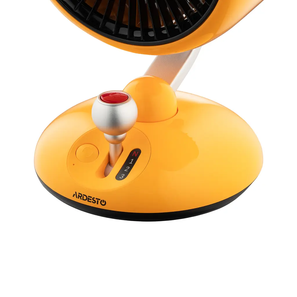 Вентилятор настільний ARDESTO AviaFan FT-F3600BG Yellow, 12 см, акумулятор, підсвітка, USB-A Type-C - фото 6