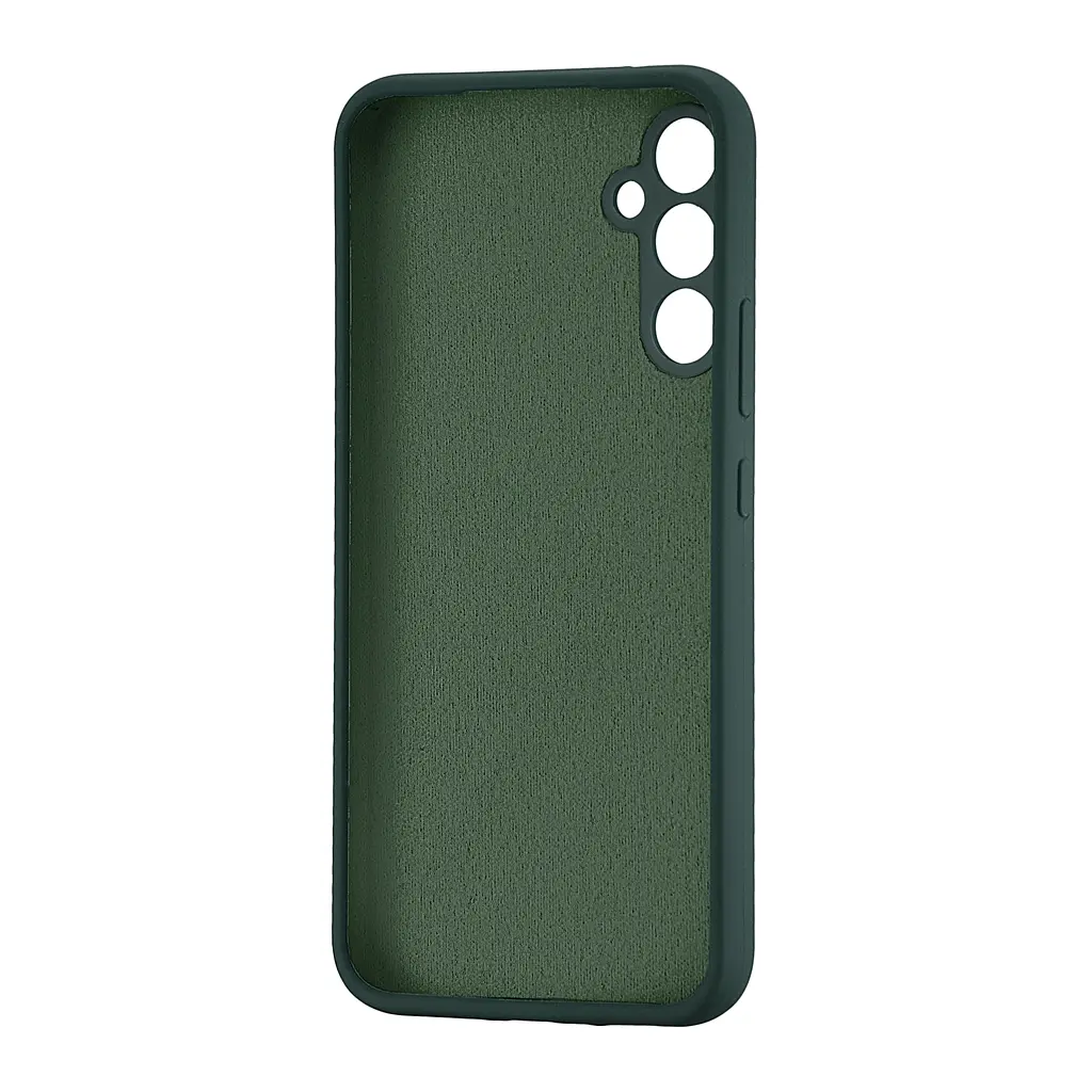 Чохол Silicone Case Samsung A34 5G (A346) Dark Green - фото 2