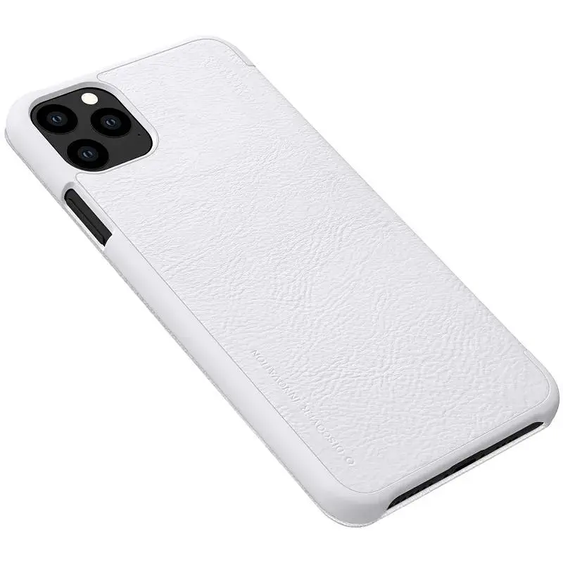 Чехол-книжка Nillkin Qin Leather Case Apple iPhone 11 Pro Max White - фото 3