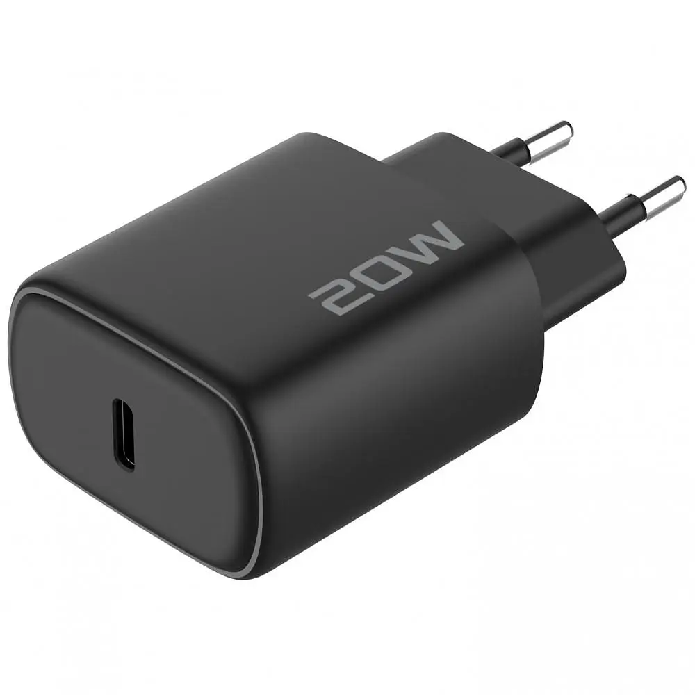 Зарядний пристрій Proove Silicone Power 2 20W (Type-C) + Cable Type-C to Lightning (1m) black (WCSP22010001) - фото 5