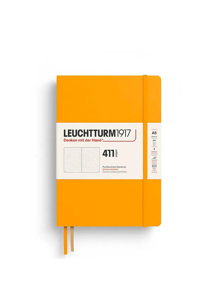 Блокнот Leuchtturm1917 Середній Rising Sun Крапка (372925) - фото 6