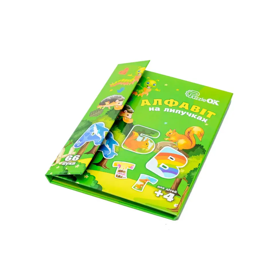 Розвиваючий дитячий Алфавіт на липучках PuzzleOk Puz-26919 66 букв - фото 2