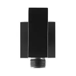 Верхній душ Paffoni Syncro Quadro 300x300xh8 мм із тримачем 400 мм black matt ZSOF078NO + ZSOF063NO, Чорний матовий - фото 10