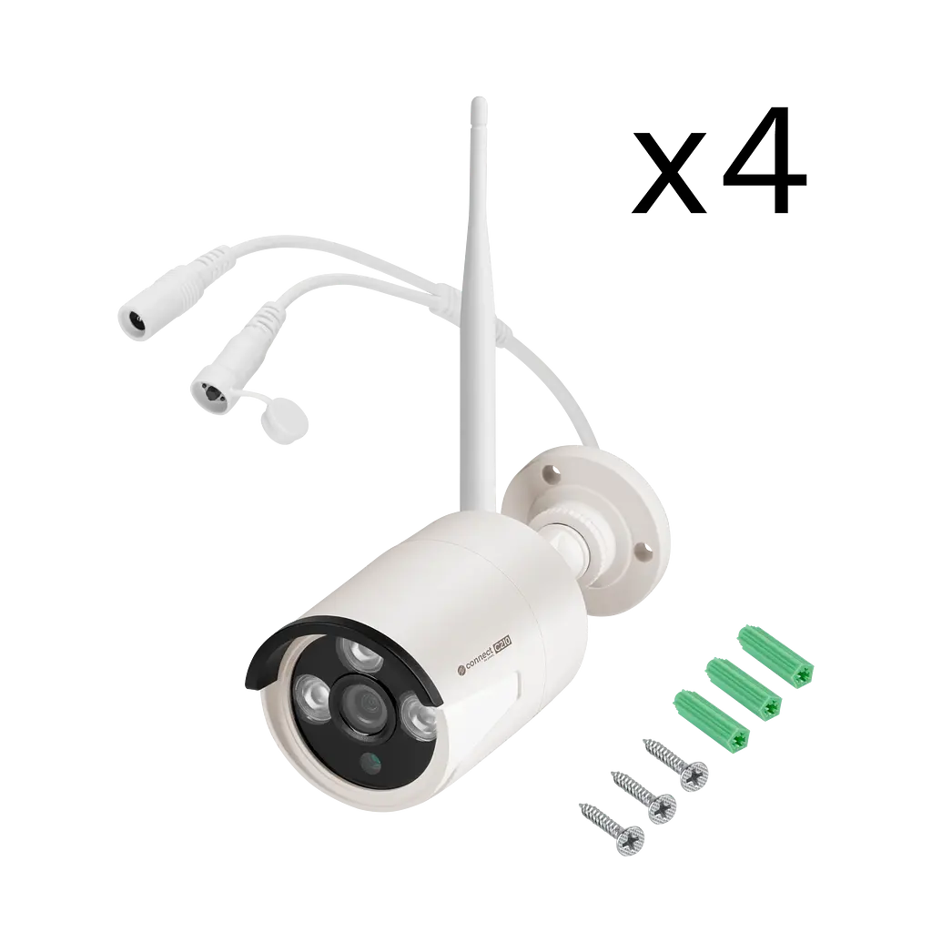 Комплект відеоспостереження Wi-Fi Kruger & Matz Connect C210 Tuya Full HD - фото 4