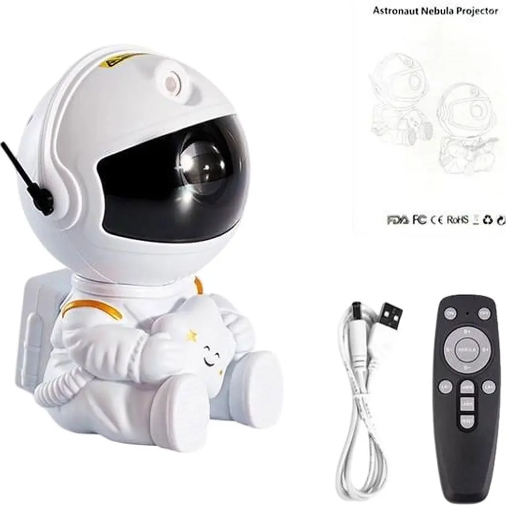 Проектор зоряного неба XO CF4 mini Astronaut Sky Projection Lamp White [118226] - фото 5