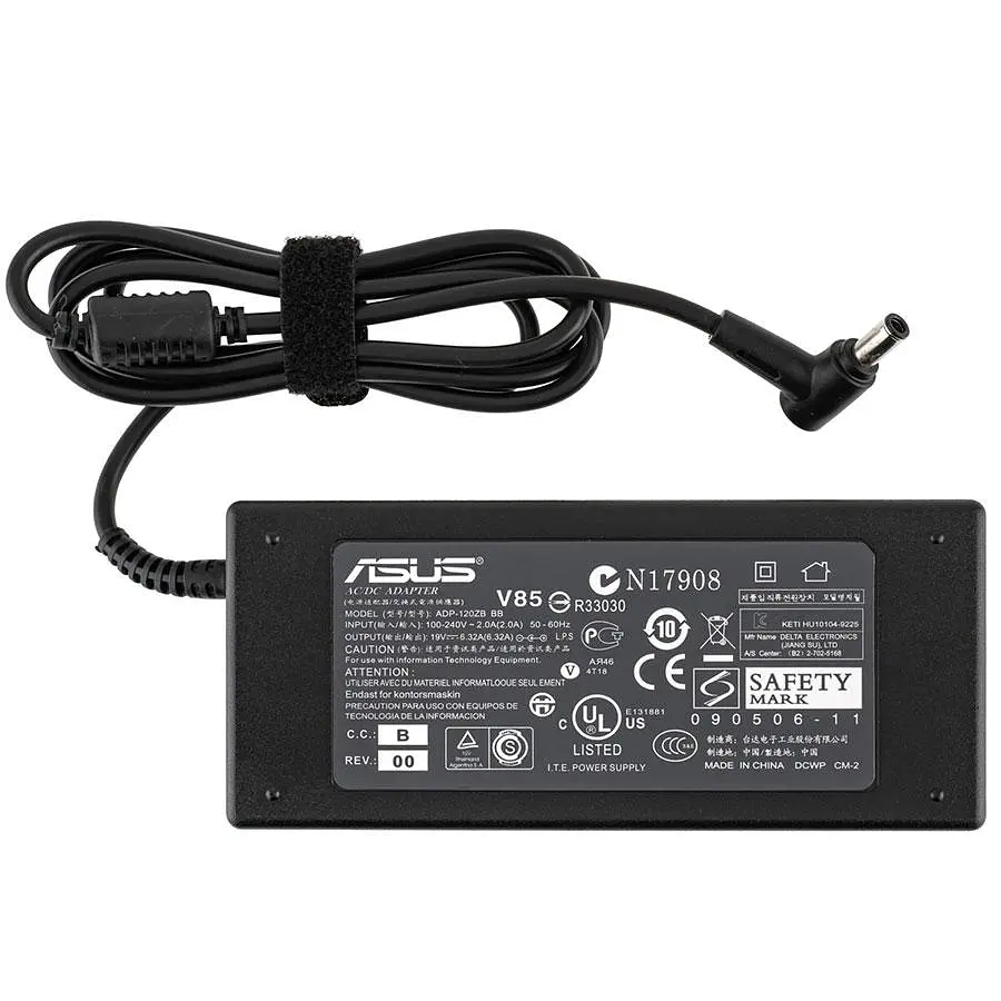 БП для ноутбука ASUS 19V 6.32A 120W 6.0x3.7мм-PIN чорний (без кабелю!) - фото 2