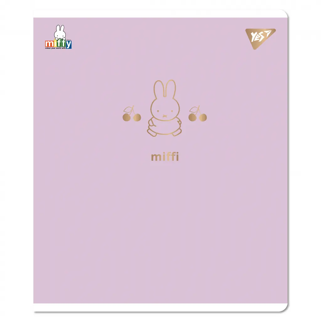 Зошит Yes Gold Miffy 12 аркушів лінія (767507), в асортименті - фото 4