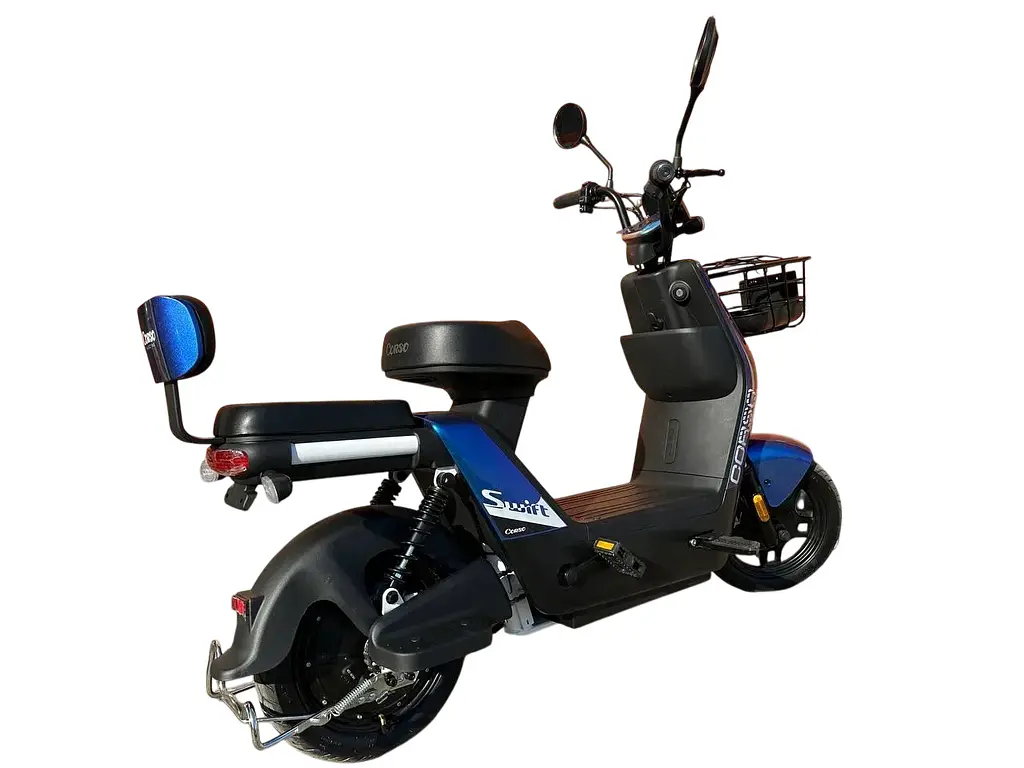 Электроскутер Двухместный Corso Swift SW (500W/60V/20Ah) Синий - фото 5