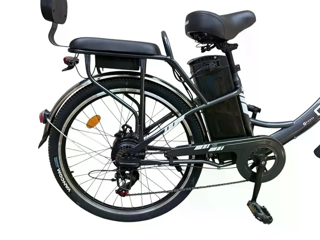 Електровелосипед Crosser E-LIT 26 дюймів (500W/48V/20Ah) з кошиком Чорний - фото 5