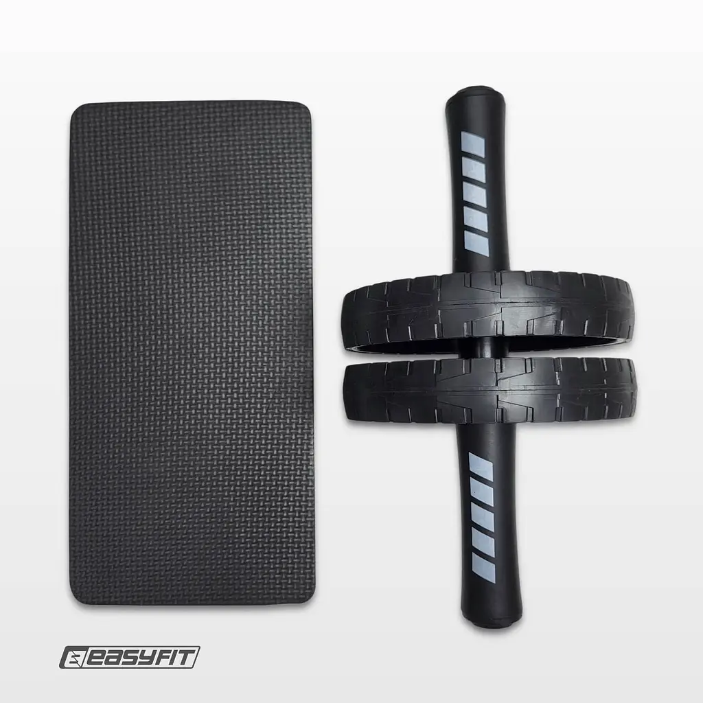 Ролик для пресу EasyFit BLM подвійний чорний - фото 7