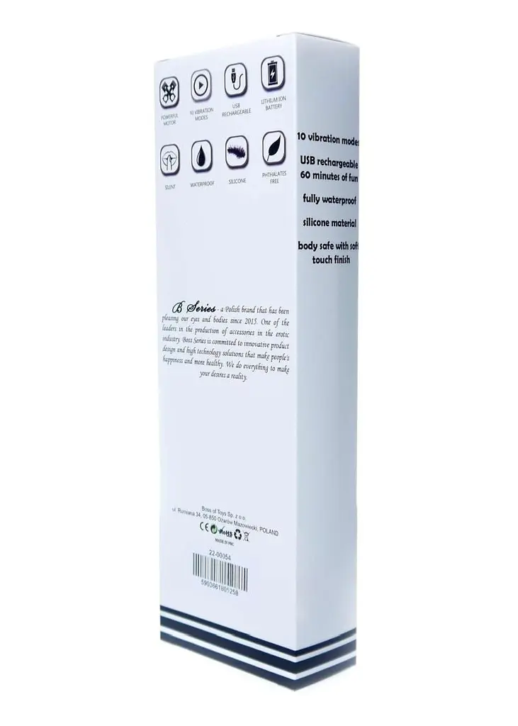 Вибратор B-Series Magic G-Spot 20 см (фиолетовый) - фото 23