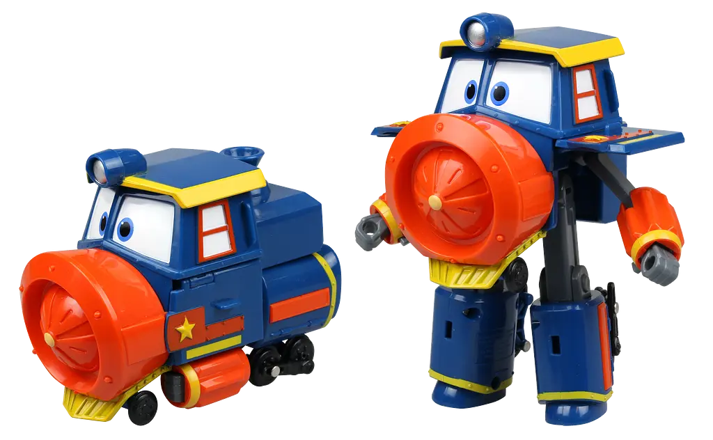 Трансформер паровозик Silverlit Robot Trains Віктор, 10 см (80168) - фото 4