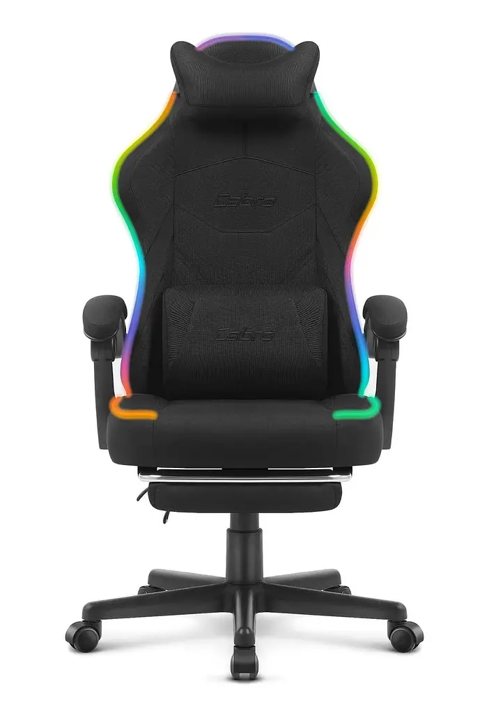 Кресло Cabro C502 LED Black ткань - фото 3