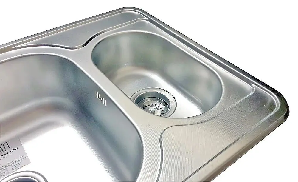 Кухонна мийка Romzha Fifika 1.5C Textura RO44017, Сірий - фото 3