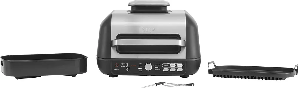 Мультигриль Ninja Foodi Max Pro Grill, Flat Plate & Air Fryer (AG651EU) - фото 3