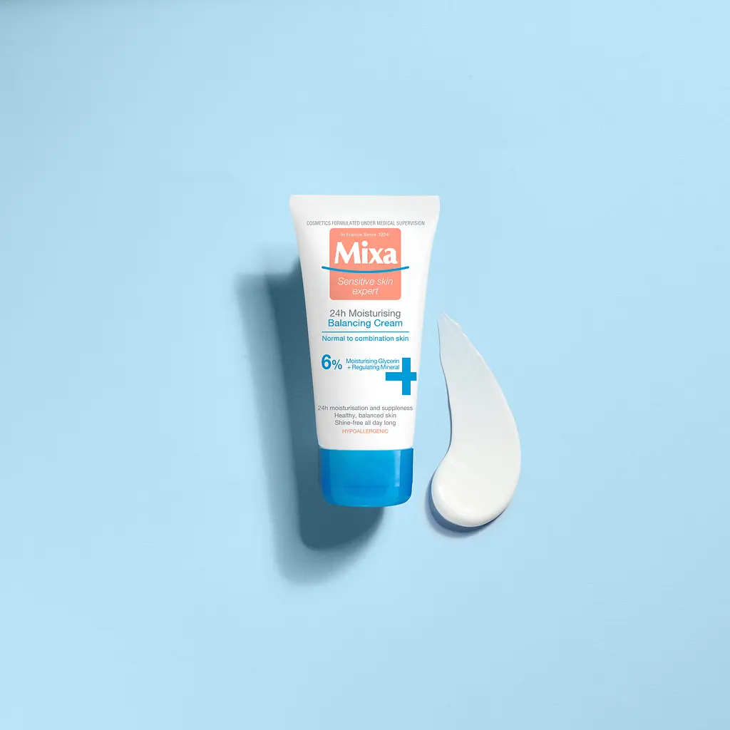 Крем для обличчя Mixa Hydrating для нормальної та комбінованої чутливої шкіри, 50 мл (D3326500) - фото 3