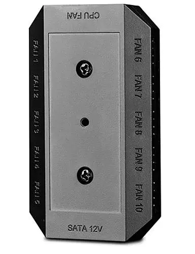 Контролер для керування вентиляторами DeepCool FH-10, Black, 10x4-pin PWM, живлення SATA (DP-F10PWM-HUB) - фото 3