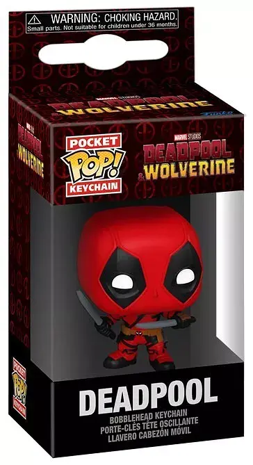 Фигурка Funko Pop Deadpool Wolverine Deadpool Дедпул и Росомаха Дедпул брелок 4 см (FP DW D K 1402) - фото 2