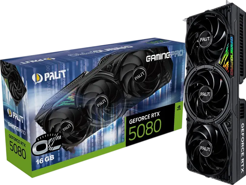 Відеокарта GeForce RTX 5080 16GB Palit GamingPro OC (NE75080S19T2-GB2031A) - фото 4