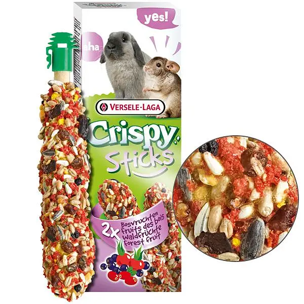 Ласощі колосок для гризунів Versele-Laga Crispy Sticks Forest Fruit Верселе-Лага Лісові фрукти (2 шт) 110 г (620625)