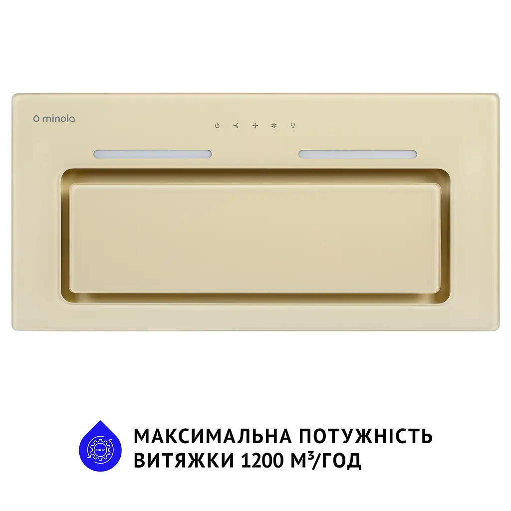 Витяжка повновбудована MINOLA HBI 6873 IV GLASS 1200 LED Line - фото 3