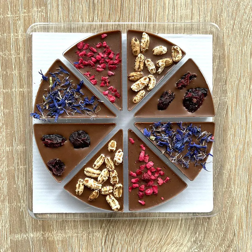 Шоколад подарунковий ChocoPizza молочний мікс 100 г - фото 2