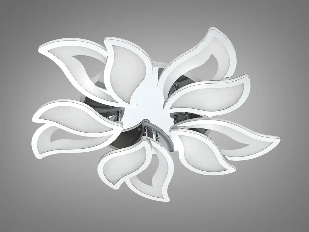 Люстра стельова Diasha хром LED 130W пульт димер CCT - фото 4