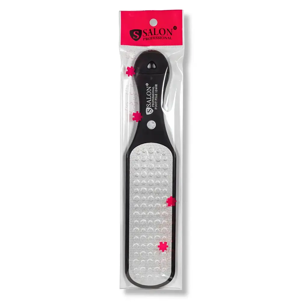 Терка для пяток Salon Professional 1240R лазерная профессиональная двусторонняя пемза для педикюра - фото 5