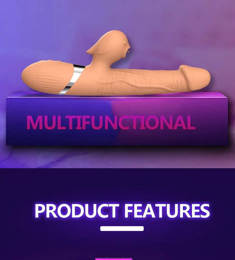 Вібратор Basia Thtusting Vibrator 2 in 1 Tongue Vibrators USB Boss Series 26-00140 102100 - фото 5