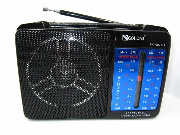 Радіоприймач всехвильовий Golon RX-A07AC Black (3_03032) - фото 5