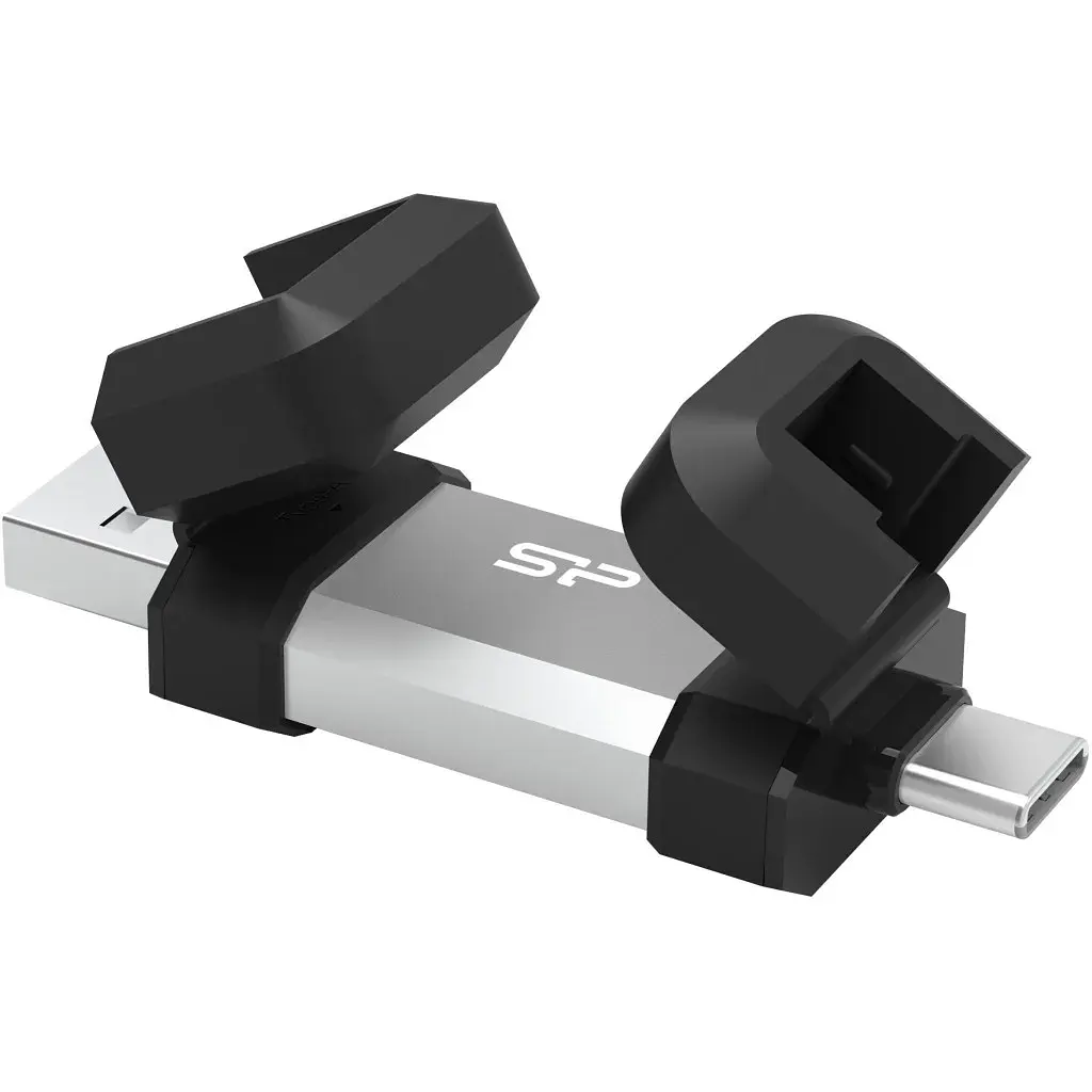 USB флеш накопичувач Silicon Power USB 64G SILICON POWER usb3.2+TypeC Mobile C51 (SP064GBUC3C51V1S) - фото 2