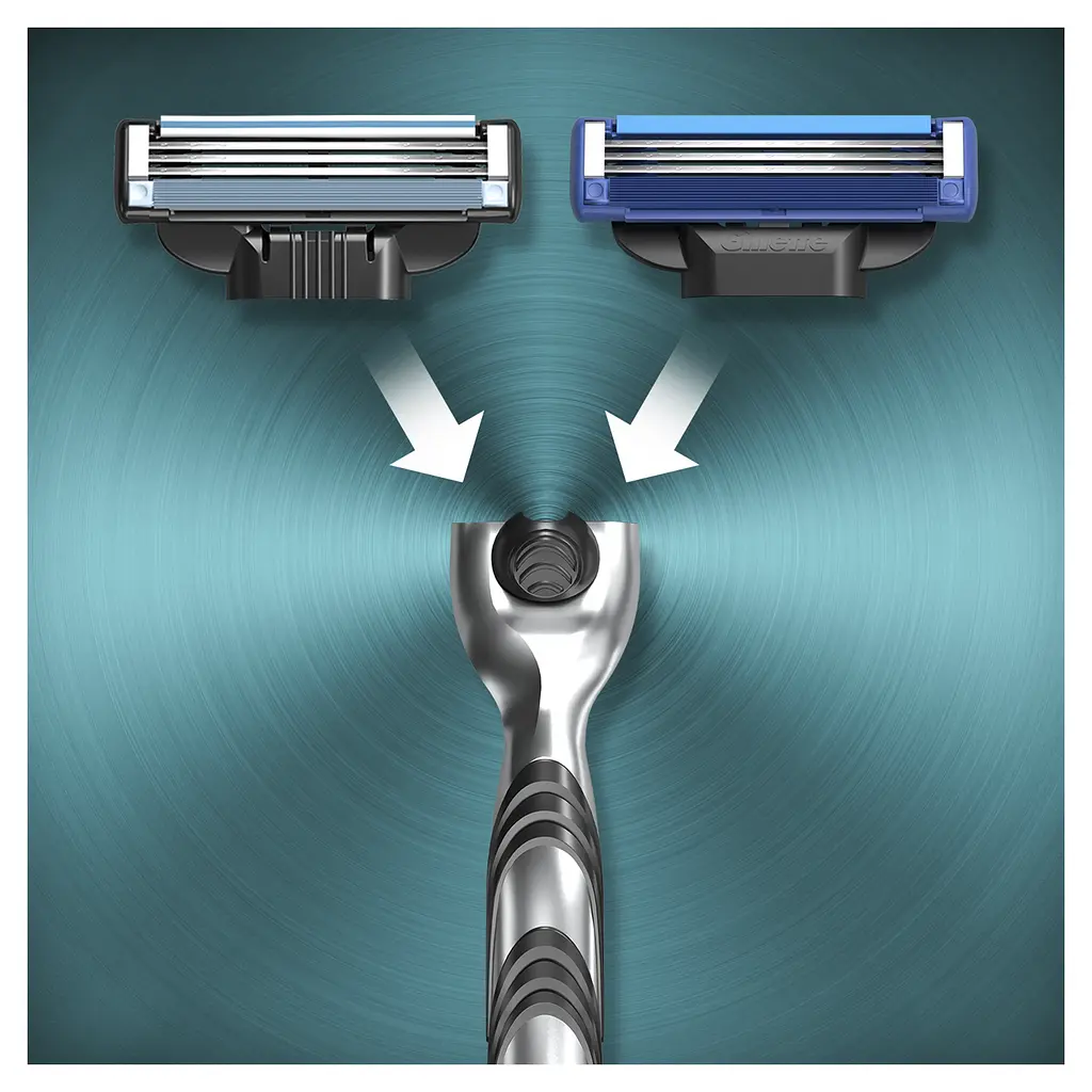 Бритва Gillette Mach3 с 5 сменными картриджами - фото 2