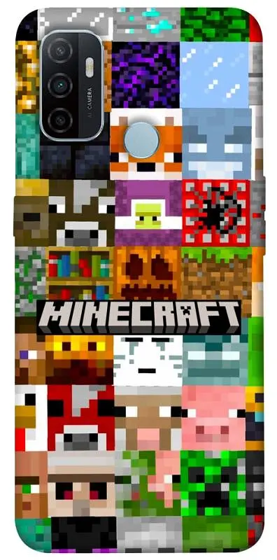 Чохол Demsky Minecraft collage для Oppo A53 / A32 / A33