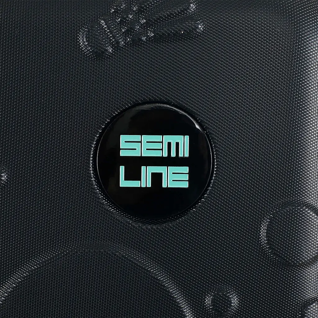 Валіза мала дитяча Semi Line 20 дюймів (S) дюймів (S) ABS-Plastic Black/Blue (T5889-2) - фото 7