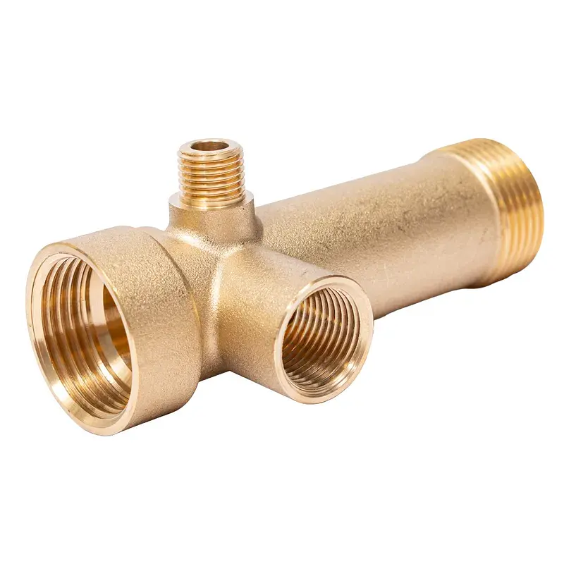 З"єднувач п'ятививідний 115мм M1"×F1"×F1/2"×M1/4"×F1/4" 245г AQUATICA (779596) - фото 8
