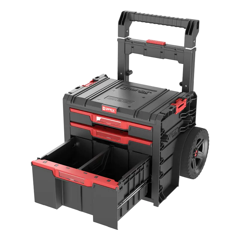 Ящик для інструментів на колесах Qbrick SYSTEM PRO CART 2.0 PLUS DRAWER 3 520x440x660 мм - фото 4