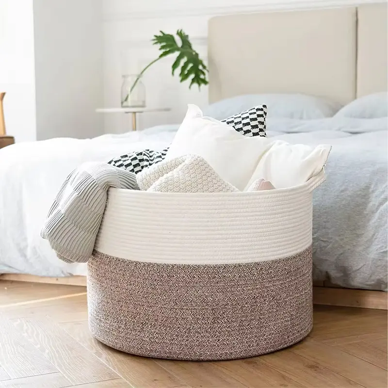 Корзина Органайзер Lovely Svi для зберігання білизни та іграшок 55×35 см світло-коричневий (12032024) - фото 2