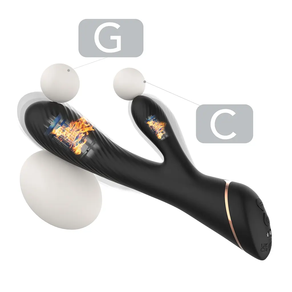 Вібратор Hare Black, 9 vibration functions Boss Series 52-00104 100161 - фото 8