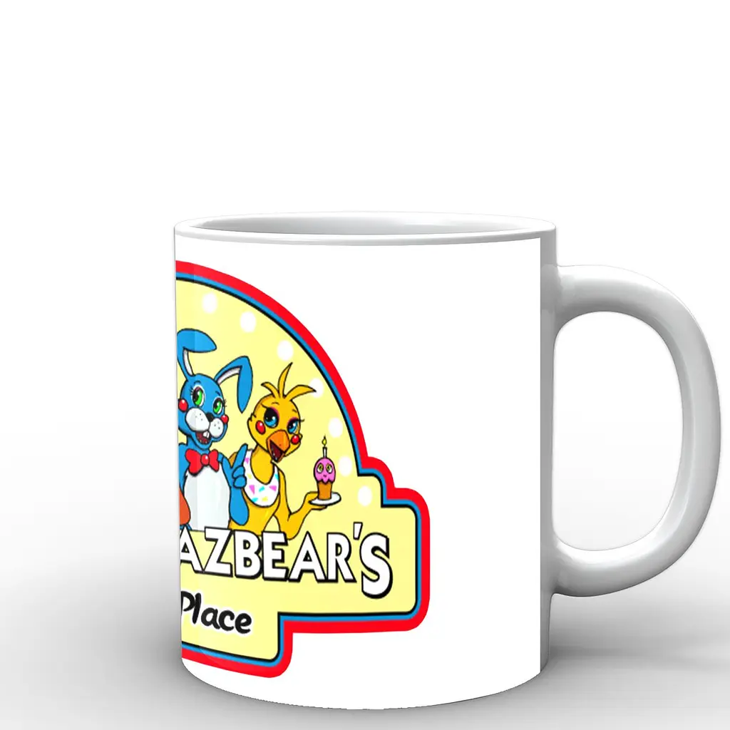 Кухоль GeekLand Five Nights At Freddys П'ять ночей з Фредді постер FN.02.018 330 мл білий - фото 3