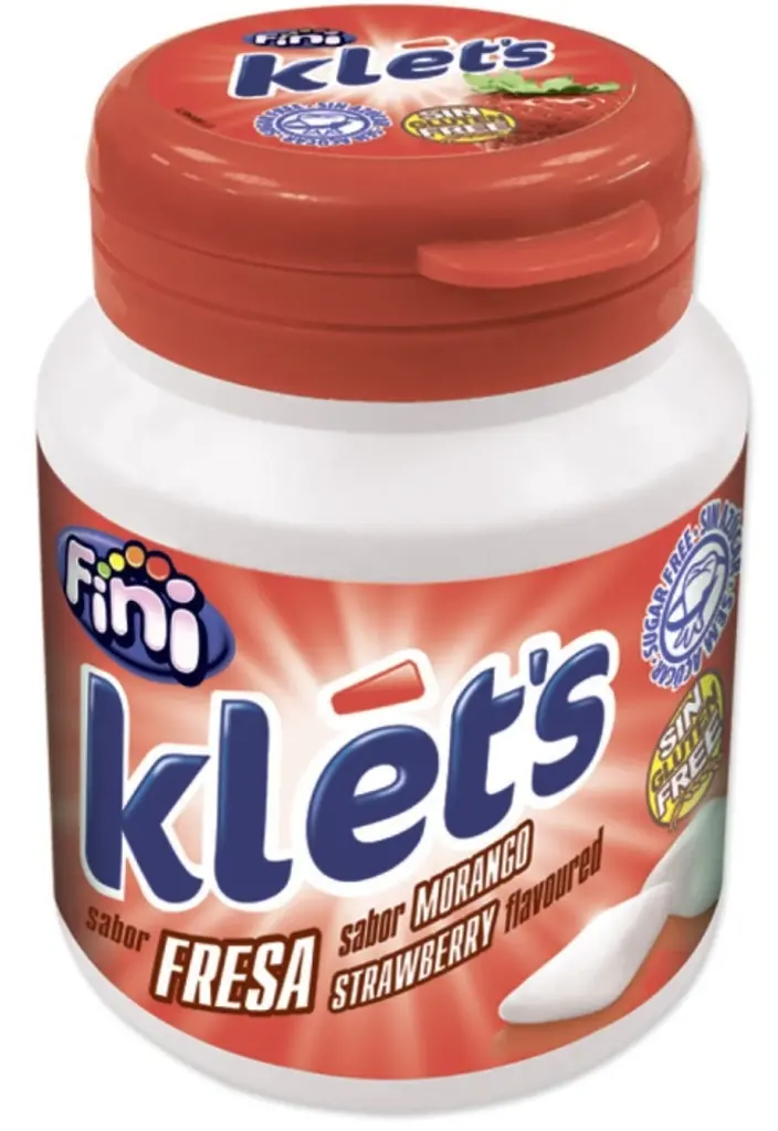 Жувальна гумка Fini Klets Strawberry 70шт