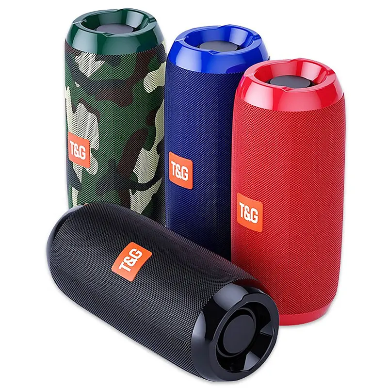 Портативна стереоколонка Bluetooth T&G TG117 для відпочинку - бездротова водостійка Bluetooth-колонка TG-117 для дому в асортименті - фото 6