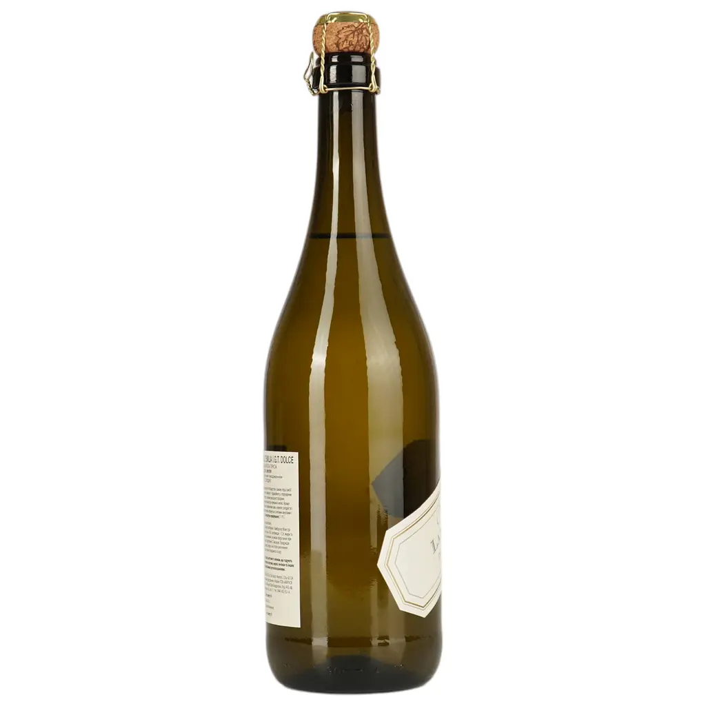 Ігристе вино Medici Ermete Lambrusco dell`Emilia Bianco frizzante dolce IGT, біле, солодке, 8%, 0,75 л - фото 4
