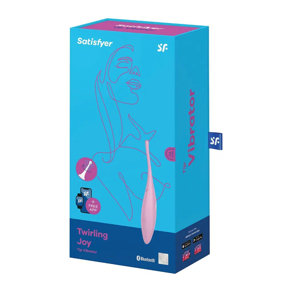Стимулятор клитора Satisfyer Twirling Joy 18 см розовый - фото 5