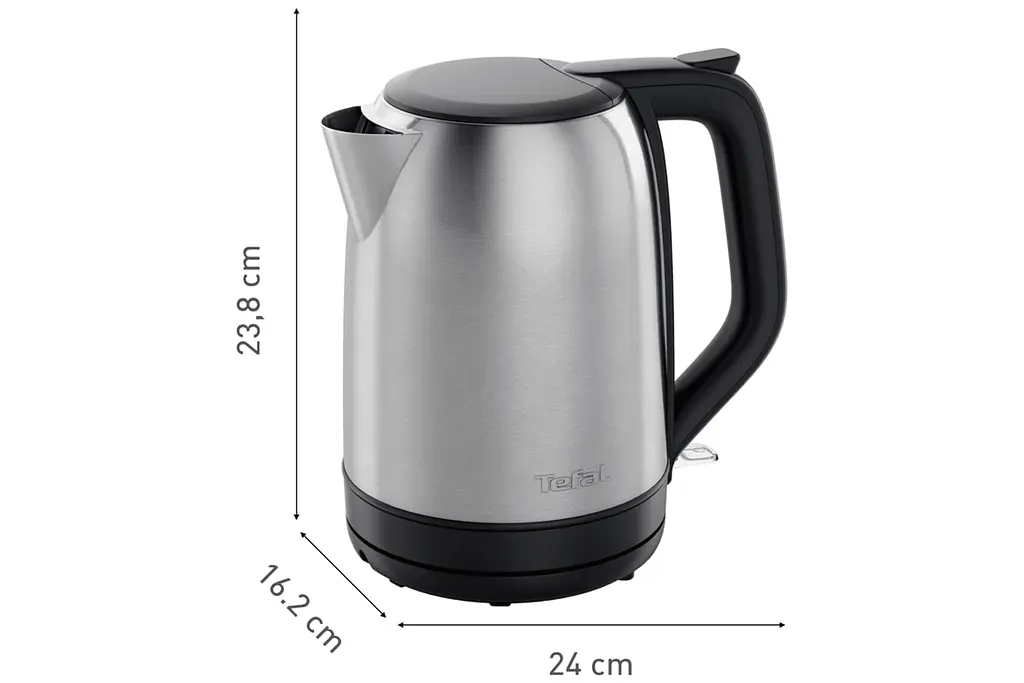 Електрочайник Tefal Subito 1.7 л, нерж. сталь, чорний - фото 2