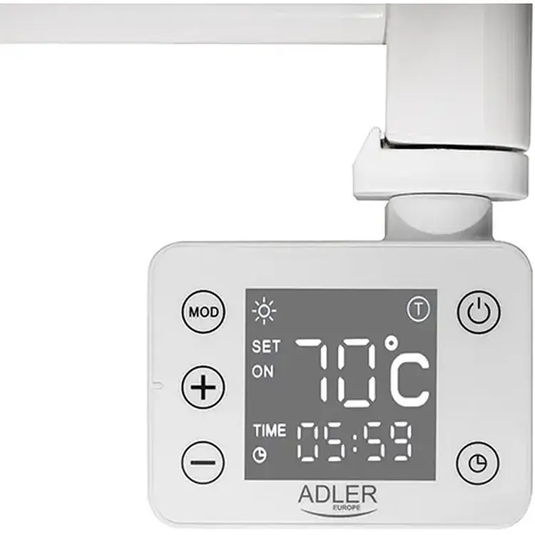 Сушилка для полотенец Adler AD 7824 электрическая светодиодная - фото 4