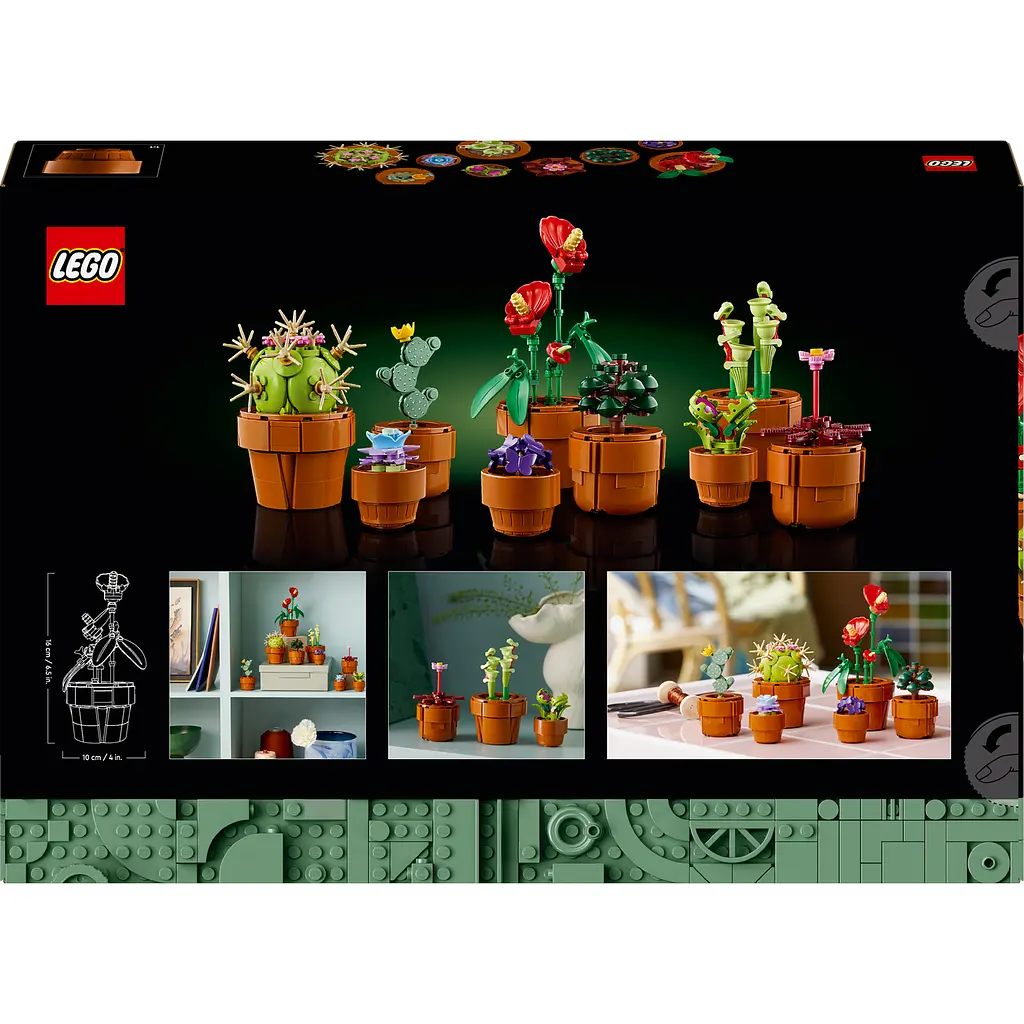 Уценка. Конструктор LEGO Botanicals Миниатюрные растения 758 деталей (10329) - фото 2
