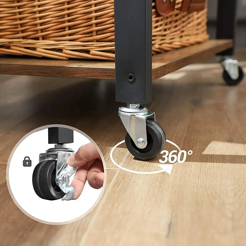 Стеллаж Leobert Dash на колесах в стиле Loft - фото 6